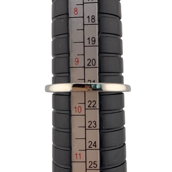 EMERALD-GREEN GLASS CLR CZ 925 STERLING SILVER COCKTAIL RING Prong Set SIZE 9.5 - Picture 8 of 8